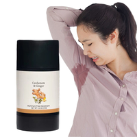 Personnalisé Naturel Gingembre Curcuma Déodorant Sans Aluminium Emballage À Base De Plantes Déodorant Bâton Pour Peau Sensible