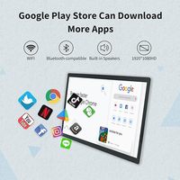 Nouvel écran tactile Android 11 de 23,8 pouces, tablette 16:9 FHD 1080P WiFi et BT, haut-parleurs intégrés, noir, RK3568, 2 Go de RAM, 32 Go de ROM