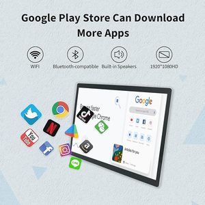 Nouvel écran tactile Android 11 de 23,8 pouces, tablette 16:9 FHD 1080P WiFi et BT, haut-parleurs intégrés, noir, RK3568, 2 Go de RAM, 32 Go de ROM - Product Image 4