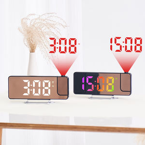 Orologio Sveglia Digitale LED con Proiezione Oraria, Specchio Elettronico, Temperatura, Snooze, Display da Tavolo/Scrivania per Casa e Soggiorno - Product Image 5