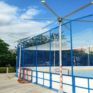 Ventilador AirPole HVLS para exteriores de 24 pies, resistente al agua, 6 aspas, 7,3 metros, 220V, Motor de CA, montaje en techo, ventiladores de ventilación para uso doméstico - Product Image 4