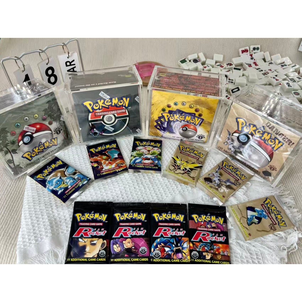 Vintage Pokemon Card Packs - Bulk 1999 TCG Collection