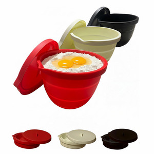 Custom Collapsible 100% Food Grade Silicone Dishwasher Safe Oven Safe Bowl Liner for KitchenAid Tilt-Head 5-Quart <b>Mixer</b> Bowl Lid - Product Image 1