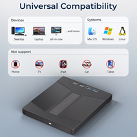 Externe USB 3.0 Blu-ray drive BD-R BD-ROM CD/DVD RW 3D Blu-ray brander/opschrijver voor laptop, computer, pc optische drive