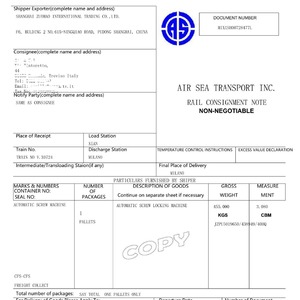 Service d'expédition de fret général par train express de Chine vers l'Italie depuis la Chine - Product Image 3