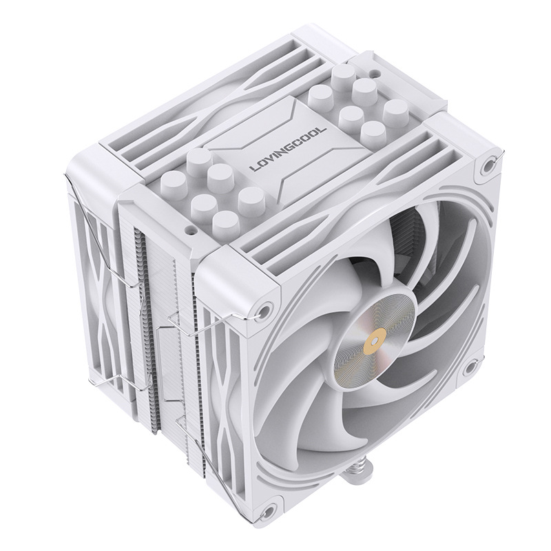 K6000-white-six copper tube-double fan temperature control 4pin