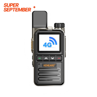 KENEARD KE-998 4G LTE POC Talkie-walkie numérique CAT.1 Double SIM Appel de groupe 3000mAh 150H en veille Écran 1,77 pouces Alliage de zinc