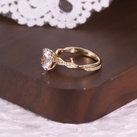 Bague de fiançailles en moissanite Telula personnalisée en argent 925 avec halo caché, design 1ct VVS, bijoux de mariage