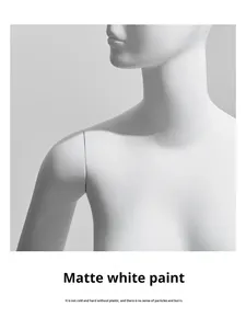 哑光白色全身人体模特道具婚纱模特服装店展示橱窗展示人类 - Product Image 4