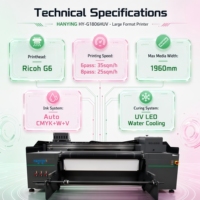 Máquina de Impresión de Vinilo UV de Formato Ancho, Alta Resolución, Multifuncional, para Rotulación de Vehículos, Papel Tapiz, Cuero, Lona, Interiores y Exteriores