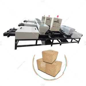 New Design Sawdust Block Molding Machine Hydraulic Type Wood Pallet Foot Block Hot Press Extruder Machine