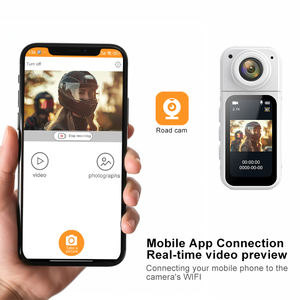 S70 Pouce <span class=keywords><strong>Sport</strong></span> Caméra 1.47 Pouces Magnétique Équitation Caméra 180 Degrés Vidéo 2.7K APP Contrôle Compact et Portable - Product Image 5