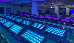 <span class=keywords><strong>Mini</strong></span> LED Colores proyectados para exteriores Impermeable IP67 Luces de proyección de color de ciudad Cuerpo de aluminio DMX512 Modo de control para almacenes - Product Image 6