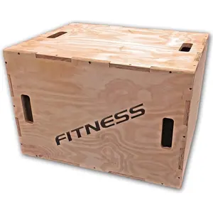 Gym Exercise/Crosfit Iron/Wooden Plyometric Box