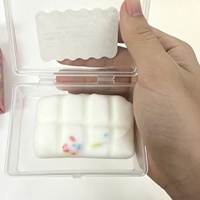 Boules à presser DIY en PU effet chocolat – Super anti-stress, coque de cire croustillante, éclate avec une garniture juteuse, à partir de 14 ans