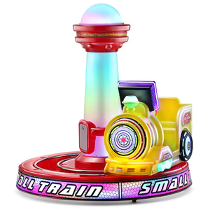 Venta caliente de fichas Kiddie Ride Track Train con asientos dobles con pantalla Mp5 - Product Image 3