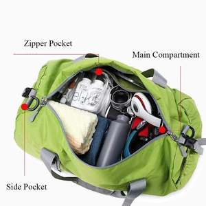 Custom logo 16"18" Large Foldable Duffel <strong>Bag</strong> for Travel <strong>Gym</strong> Sports Lightweight Waterproof Travel Luggage Duffle <strong>Bag</strong> <strong>Men</strong> Women - Product Image 6
