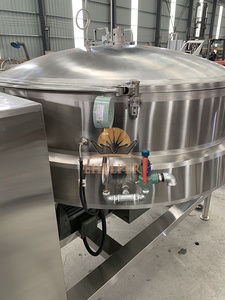 Poêle inclinable / Braiseur inclinable / Bouilloire inclinable |   Équipement de cuisine électrique commercial |   Pour pâtes, sauces, soupes, ragoûts, chili - Product Image 5