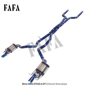 Para Mercedes Benz AMG <span class=keywords><strong>GT63S</strong></span> 4,0 T sistema de escape de titanio sección media y trasera válvula eléctrica silenciador de escape tubo de escape de coche - Product Image 2