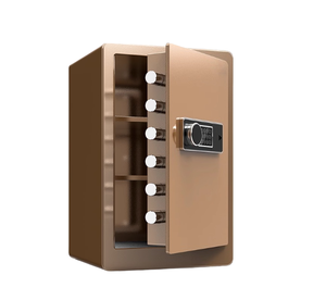 2025 nuevo H58cm reconocimiento biométrico electrónico de huellas dactilares caja de efectivo Hotel recepción banco caja de seguridad para dinero seguro - Product Image 1