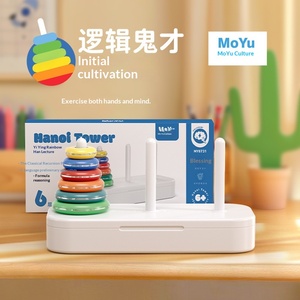 Magic Culture Hanorak Tower Ensemble de blocs éducatifs pour enfants en plastique, âges 0-24 - Product Image 2