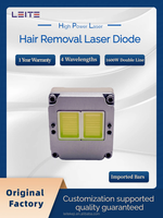 Module de diode laser à double ligne FAC LT HPL argenté 1600W 808nm 16 barres, empilage vertical, pièce à main macro, réparation