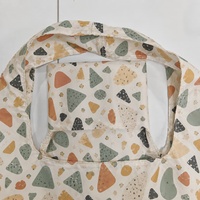 Sac de courses pliable portable en nylon avec logo personnalisé, sac de transport réutilisable pour les voyages et les trajets quotidiens