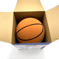 Ballon de basketball d'intérieur en mousse souple à rebond élevé, sans air, taille 7, silencieux et à faible bruit