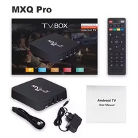 2.4/5G double bande Wifi MXQ-pro Android Tv Boxes 4K en ligne vidéo lecteur multimédia Android Box Set Top avec BT