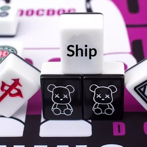 Tessere di Mahjong in Melamina a Tema Cartone Animato, Carine e di Tendenza, per Uso Domestico, Misure Medie e Grandi 40 42 44, Regalo per Dormitorio, Confezione in Cellophane - Product Image 6