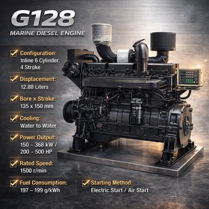 <span class=keywords><strong>Pompe</strong></span> <span class=keywords><strong>à</strong></span> injection mécanique en ligne SDEC 162 kW 1500 tr/min, moteur diesel 4 temps 6 cylindres G128 pour bateau de pêche - Product Image 6