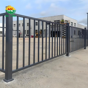 Bán Buôn 1200Mm Chiều Cao Sắt Rèn Vườn Hàng Rào Kim Loại An Toàn Hàng Rào Panels Cho Sân Tennis Từ Trung Quốc - Product Image 6