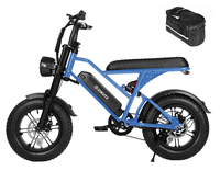 Vélo de montagne électrique tout-terrain 48V à pneus larges, haute puissance 500W, cadre robuste, 7 vitesses, personnalisé en usine (OEM/ODM)