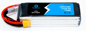 신스파워 맞춤형 FPV 드론 리포 솔리드 스테이트 배터리 4S 14.8V 5200mAh 45C 고속 방전 12개월 보증 RC UAV 드론용 - Product Image 2
