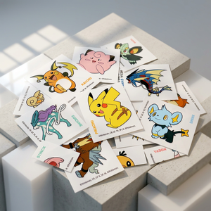 For DIY PVC UV Printed <b>Sticker</b> Set 18 PCS Korean Cute Character Rub-on <b>Diary</b> Phone Case Pikaed Bulk Distributor Wholesale - Product Image 3