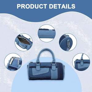 2025 New Arrival Ladies Female Lightweight Denim Jean Crossbody Handbag Fashion Shoulder <b>Bag</b> Women Teen Girls - Product Image 3