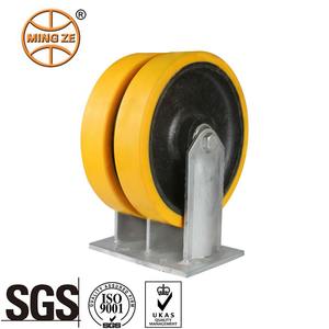 Bestseller Präzisions kugellager Schwenkbare Lenkräder Hochleistungs-Doppelrad-Polyurethan-Gusseisen für Mechaniker - Product Image 4