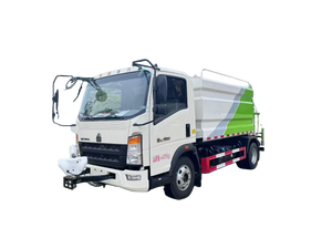 Camion-citerne Sinotruk HOWO 4X2, réservoir carré de 7 m³, 160 CV, moteur Weichai Euro <span class=keywords><strong>5</strong></span>, véhicule de lutte contre la poussière - Product Image 1