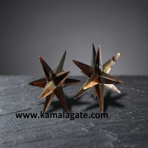 Natural Green Aventurine 12 Point <b>Star</b> Crystal Handmade Carved Merkaba Semi-Precious Stone Decor for Reiki Healing Meditation - Product Image 3