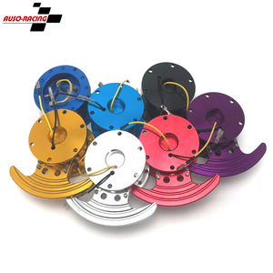 พวงมาลัยรถแข่ง Auso-Racing แบบถอดเร็ว ฮับอะลูมิเนียมอัลลอย พับได้ 90 องศา ใช้ได้กับรถแข่งทั่วไป - Product Image 1