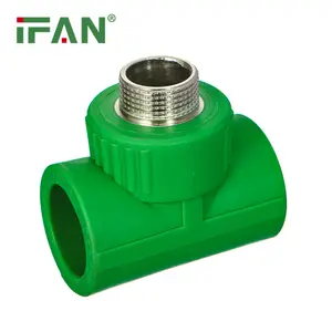 IFAN Customized Size Color Green PPR Tee PPR Fitting Pipe Fittings for Water Supply