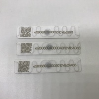 Étiquettes de lessive uhf RFID longue portée, étiquette étanche et pas cher, en lin, flexible et lavable pour linge