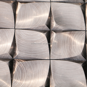 Phật sơn nhà máy 3D Champagne vàng Nhôm Gạch <span class=keywords><strong>Mosaic</strong></span> cho một phòng tắm sang trọng và nhà bếp backsplash thiết kế - Product Image 5