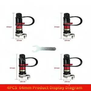 4 embouts universels de dégonflage rapide pour pneus tout-terrain, pneus de désert et pneus de sable, pour dégonflage rapide en cas d'urgence automobile - Product Image 5