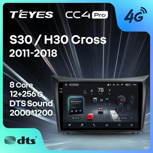 Autoradio multimédia TEYES CC4 <span class=keywords><strong>PRO</strong></span> pour Dongfeng S30 H30 Cross 2011-2018, CarPlay, Android Auto, 2DIN - Product Image 1
