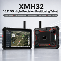 XMH32 Tablet Android Tangguh 10.1 Inci 5G 9800mAh IP68 dengan RTK GNSS Sentimeter untuk Survei GIS Pengumpul Data PDA