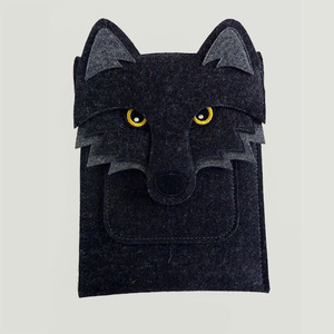 Funda Protectora para Tablet con Diseño 3D de Animales Adorables (Lobo/Zorro/Búho), Ecológica, de Fieltro, para <span class=keywords><strong>iPad</strong></span>, Ideal para Viajes - Product Image 4