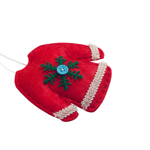 Pendentifs suspendus d'ornement d'arbre de Noël en tissu de feutre avec corde - Product Image 6