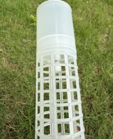 Plantes auto-arrosantes durables moulées par injection de 2X37cm de hauteur supportant un poteau en mousse en plastique avec goutteur pour la maison et le jardin