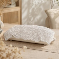 Patch en dentelle brodée blanche, applique florale ajourée pour vêtements, mariages, décorations de table et projets DIY